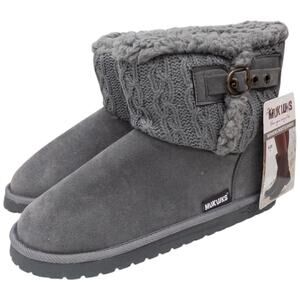 Muk Luks Cinder Alexa Ankle Boots Gray Women's size 7